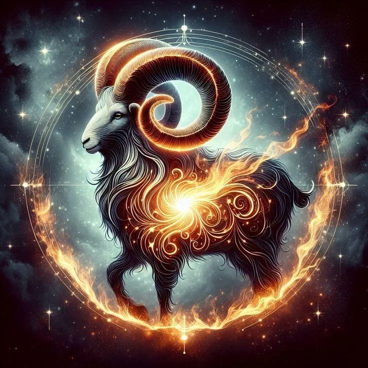 Aries zodiac symbol