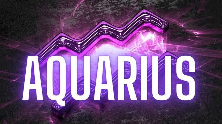 Aquarius symbol and abstract innovation network