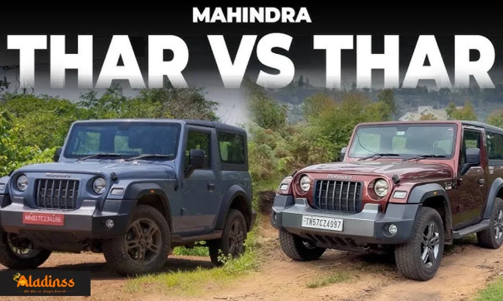 Mahindra Thar MY2025 Old vs New