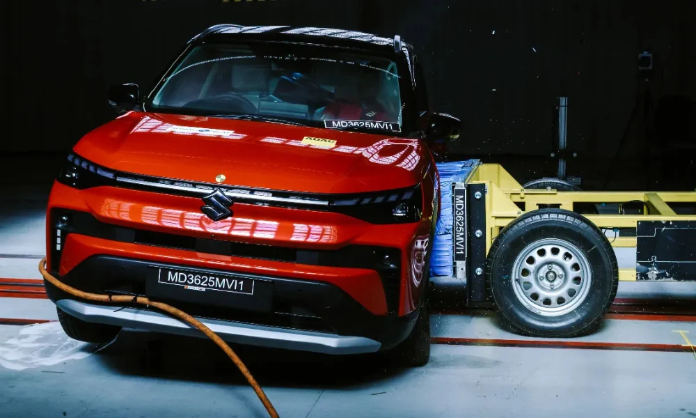 Maruti Victoris Bharat NCAP Crash Test Results 5-Star Safety