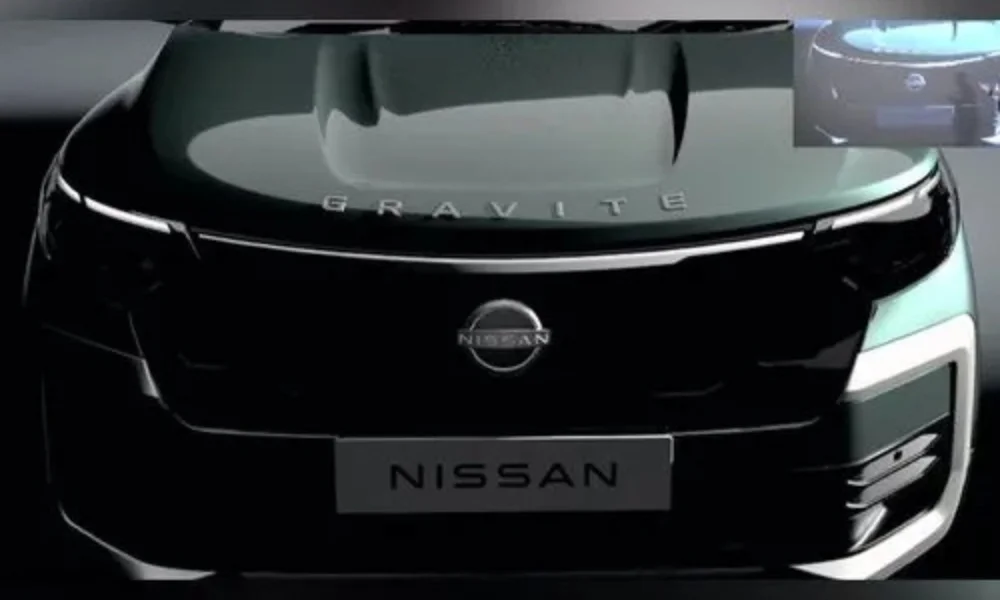 Nissan Gravite front design with LED DRLs
