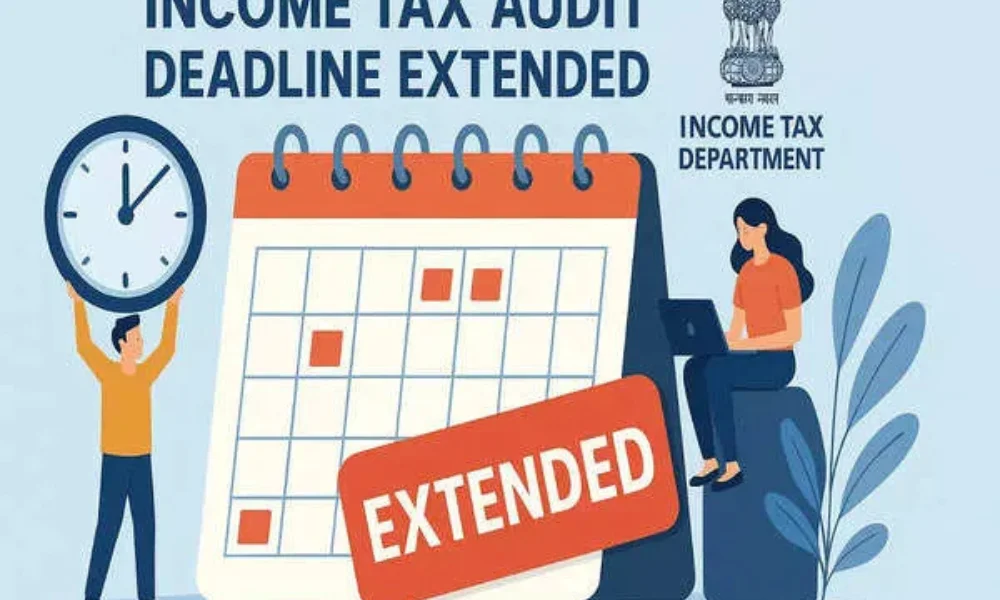 CBDT tax audit report deadline extension announcement