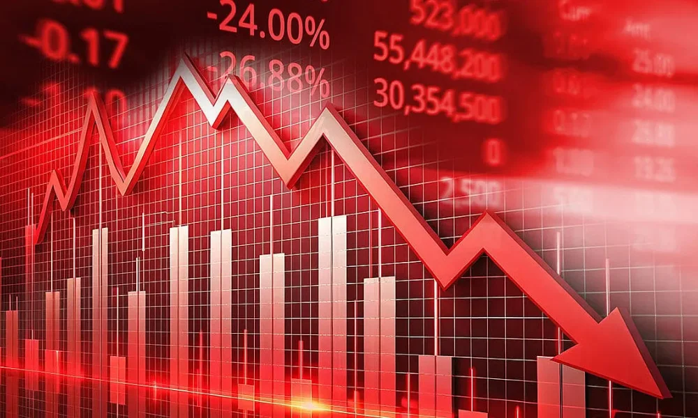 Indian stock market falling today Sensex crash reasons