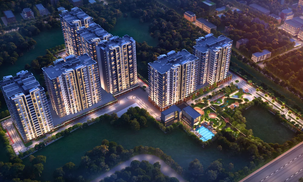 ivy towers modern architecture luxury apartments