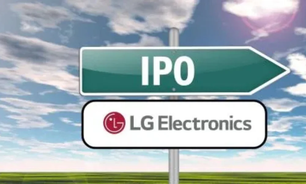 LG Electronics India share price IPO performance