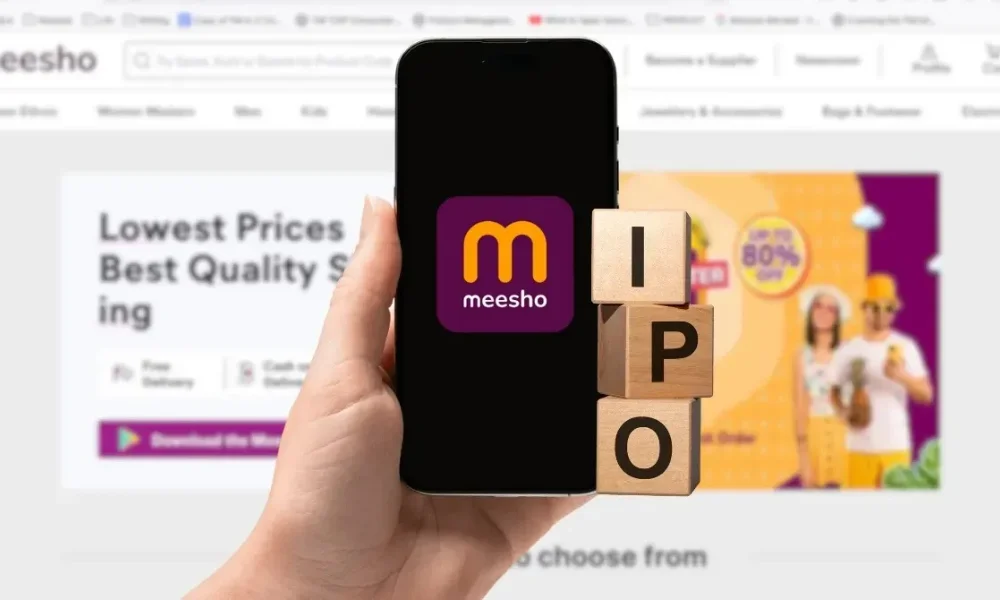 meesho ipo listing live gmp update