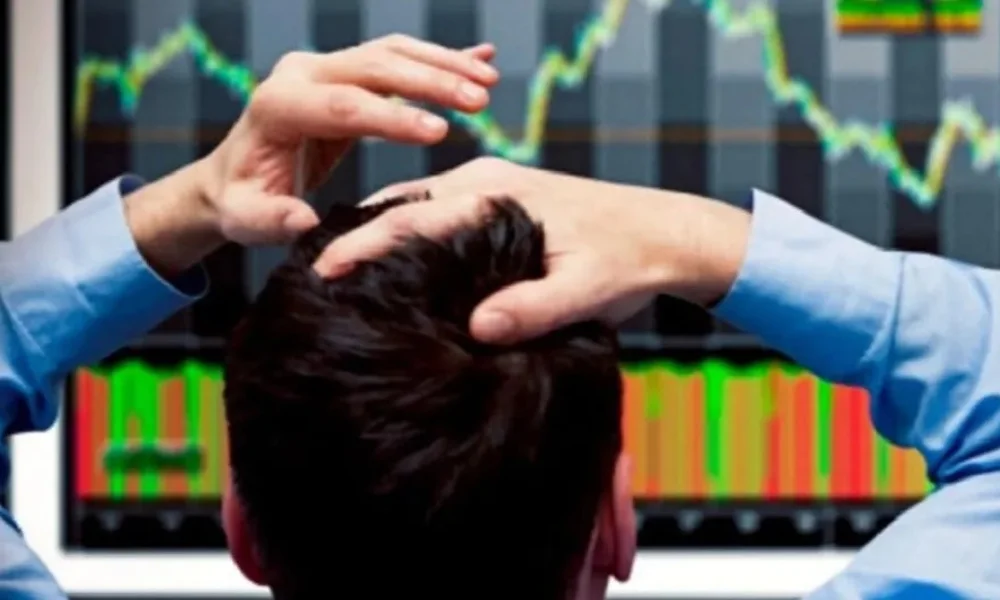 Indian stock market today Nifty below 25000 investor losses