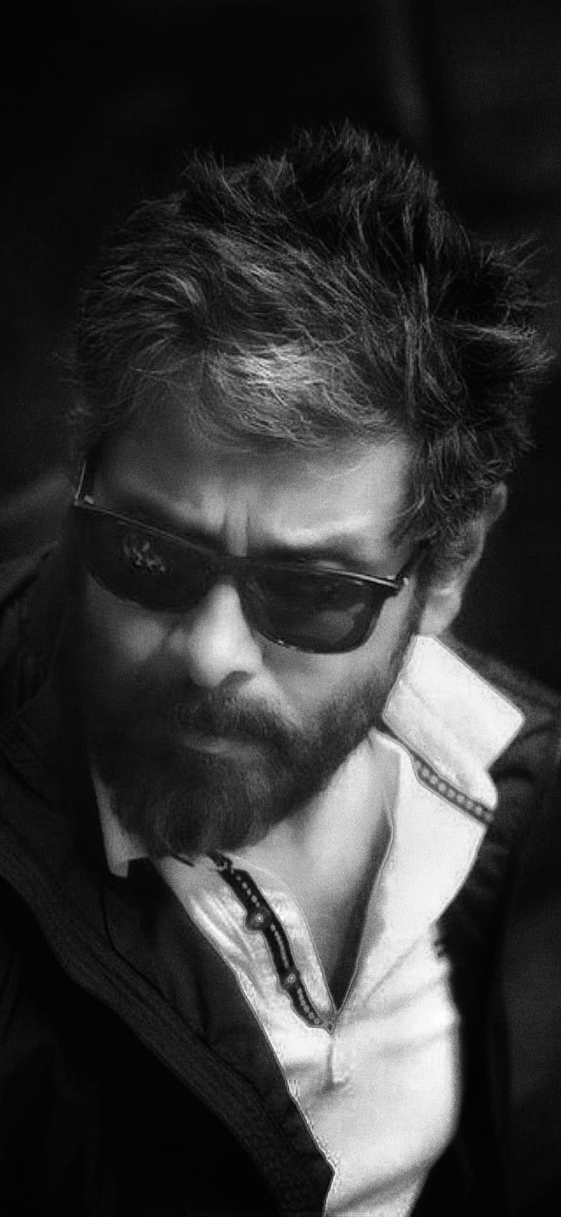Vikram Black & White Stylish HD Photo