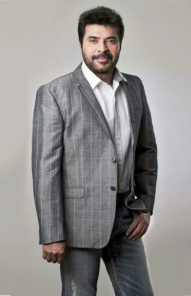 Mammooty in Grey Suit HD Image