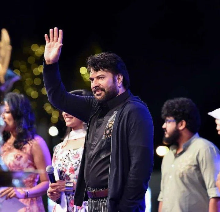 Mammukka at Award Nights HD Image