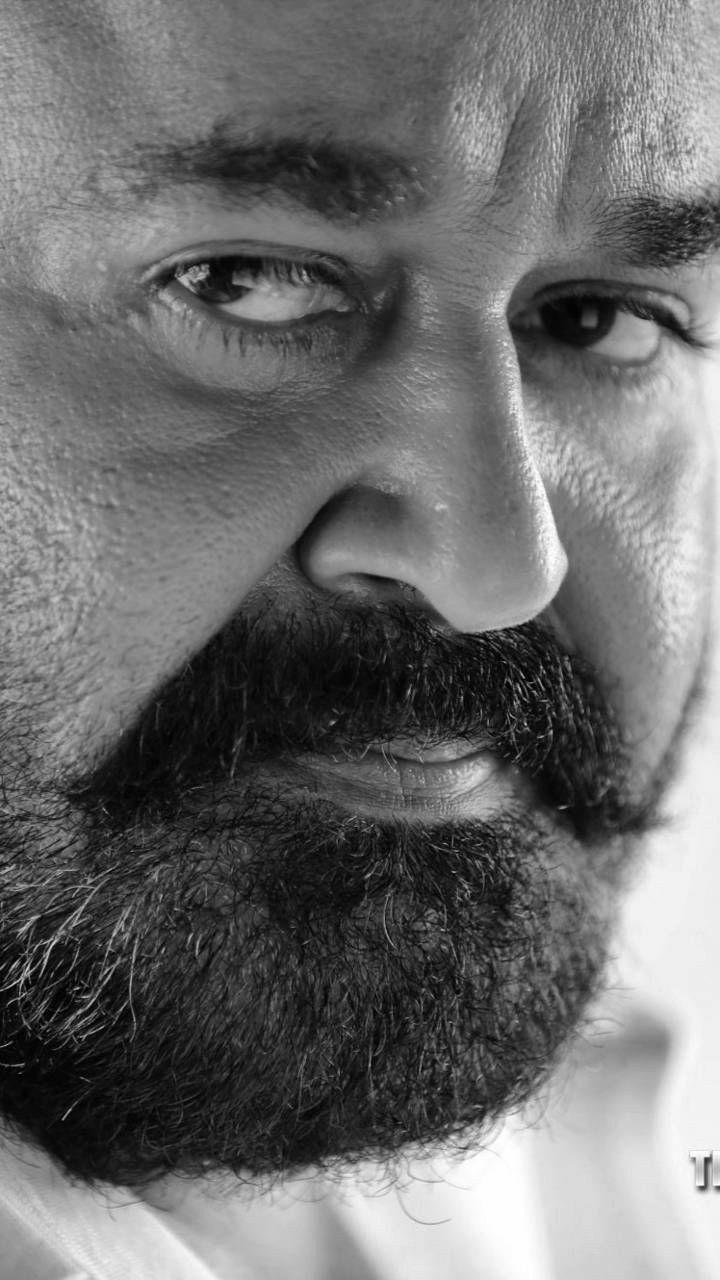 Mohanlal Lucifer Black & White Image