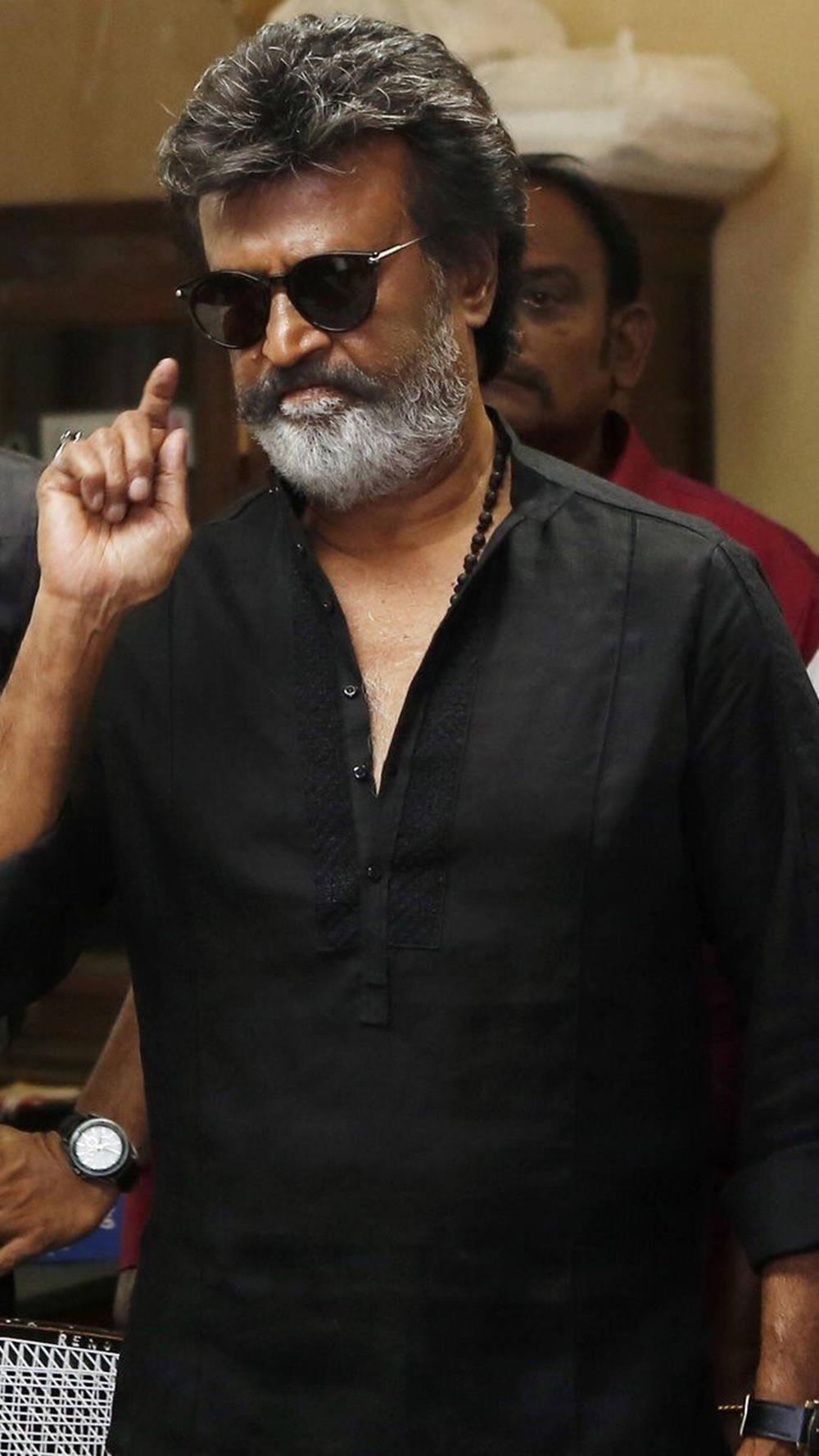 Rajinikanth Black Classy HD Image
