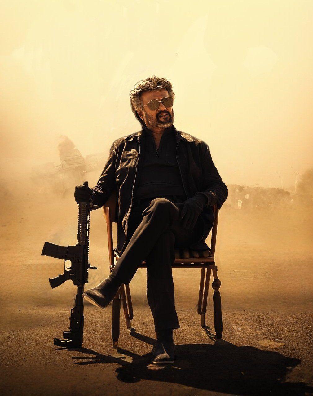 Rajinikanth Cop Style HD Image