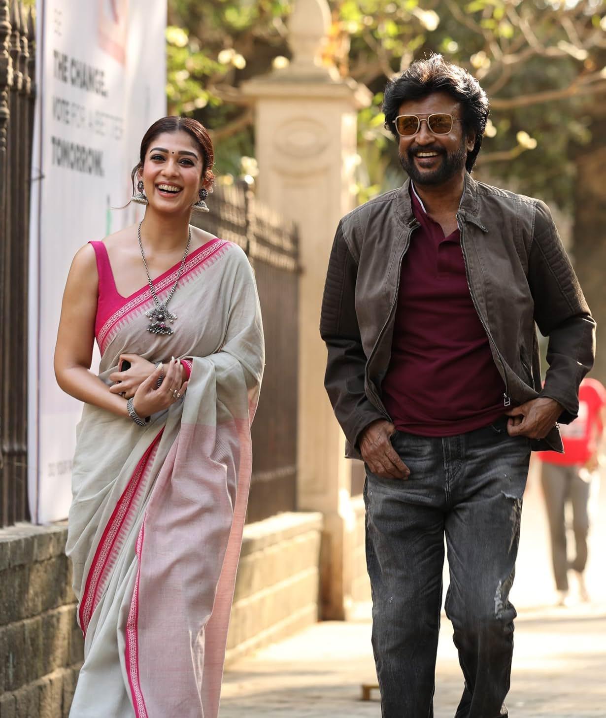 Rajinikanth & Nayanthara HD Wallpaper