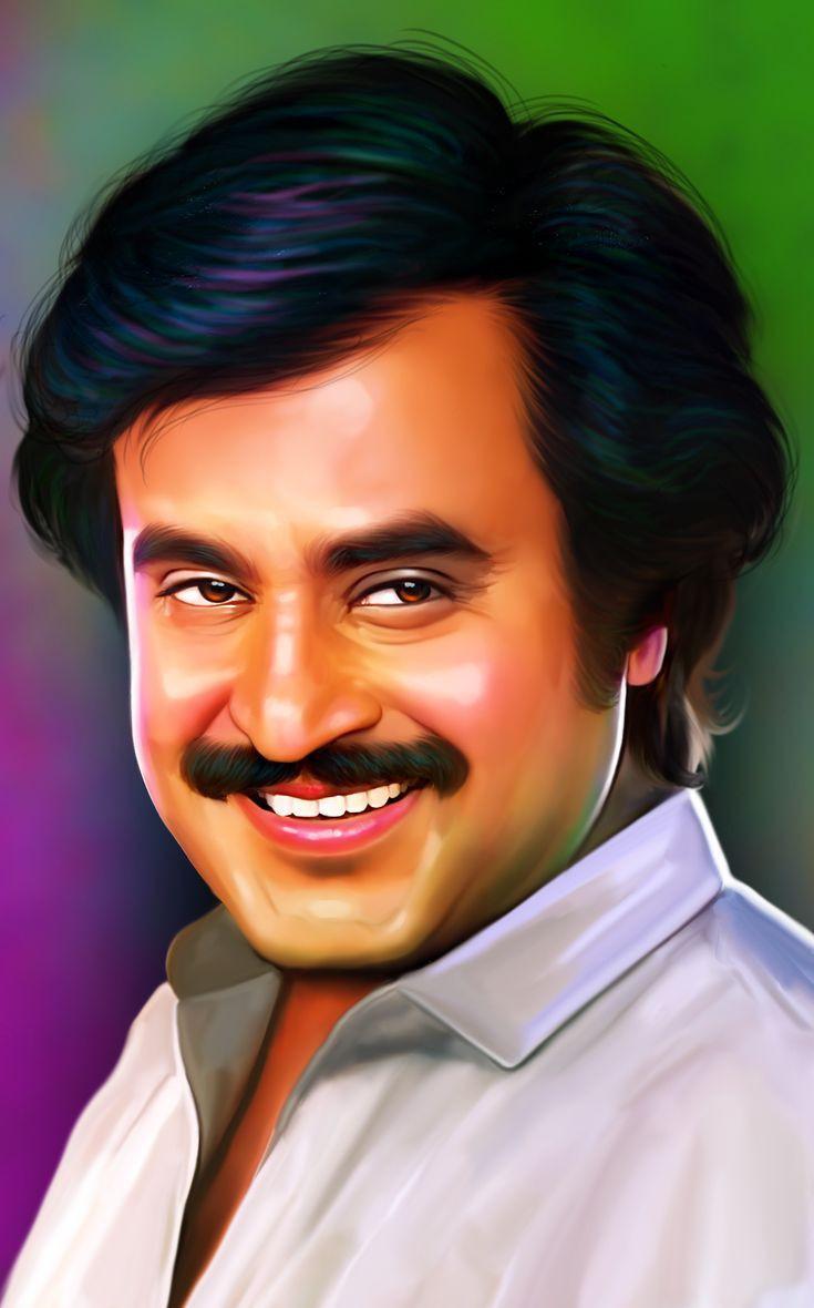 RajiniKanth Painted Image