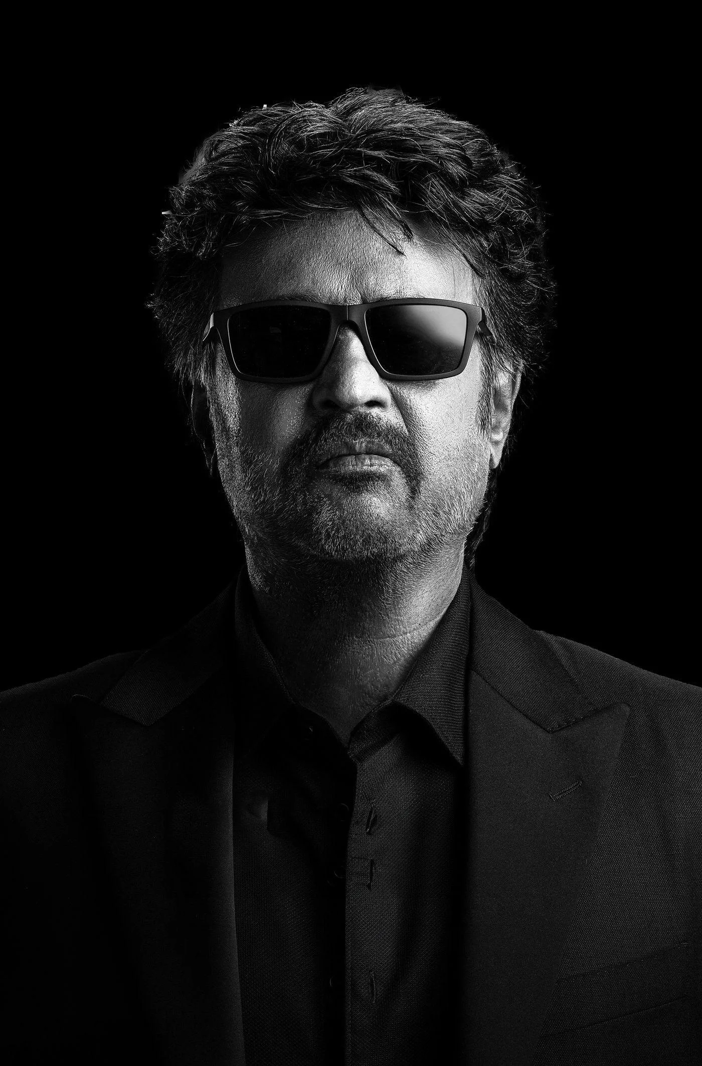 Rajinikanth Black Style HD Image