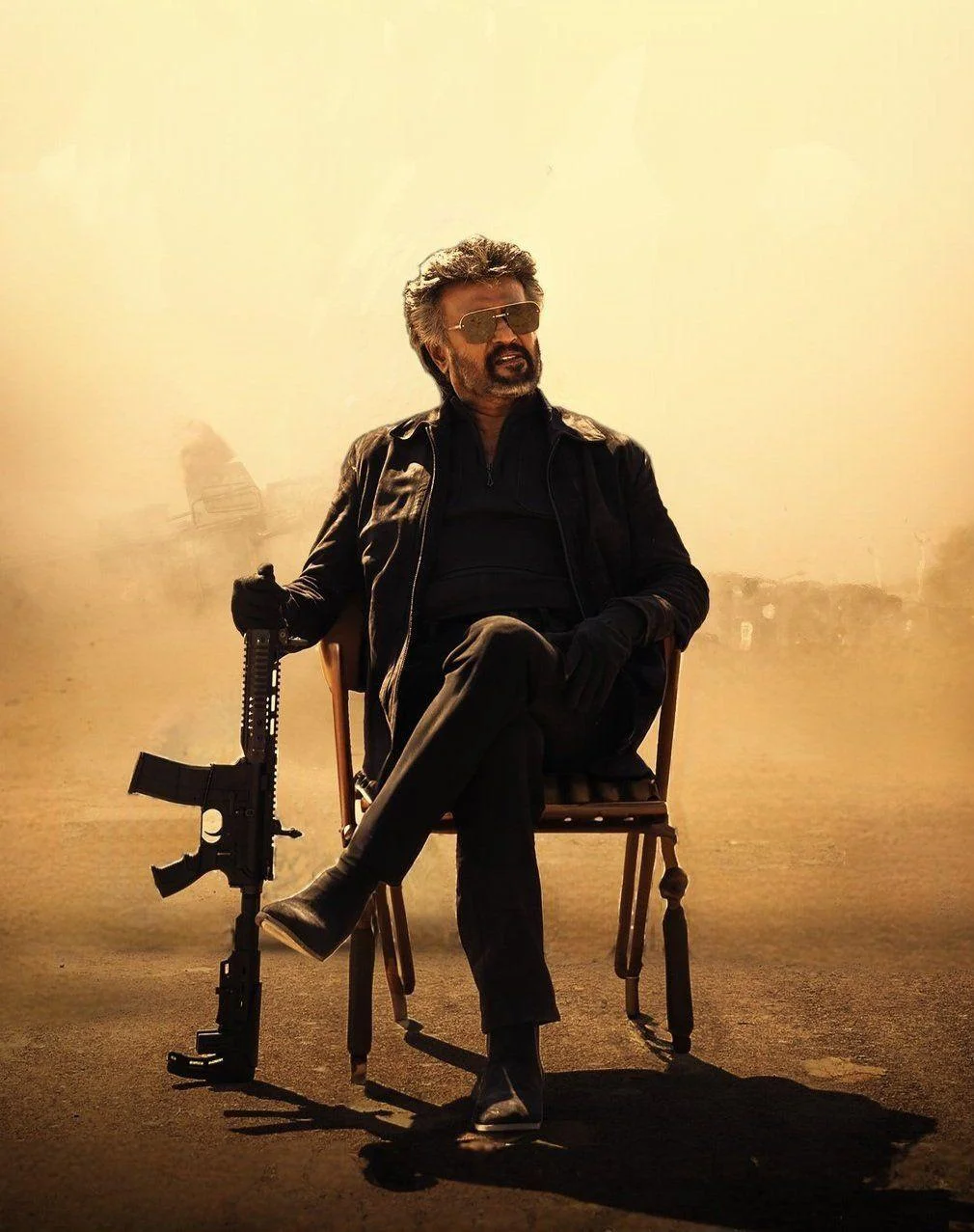 Rajinikanth Cop Style HD Image