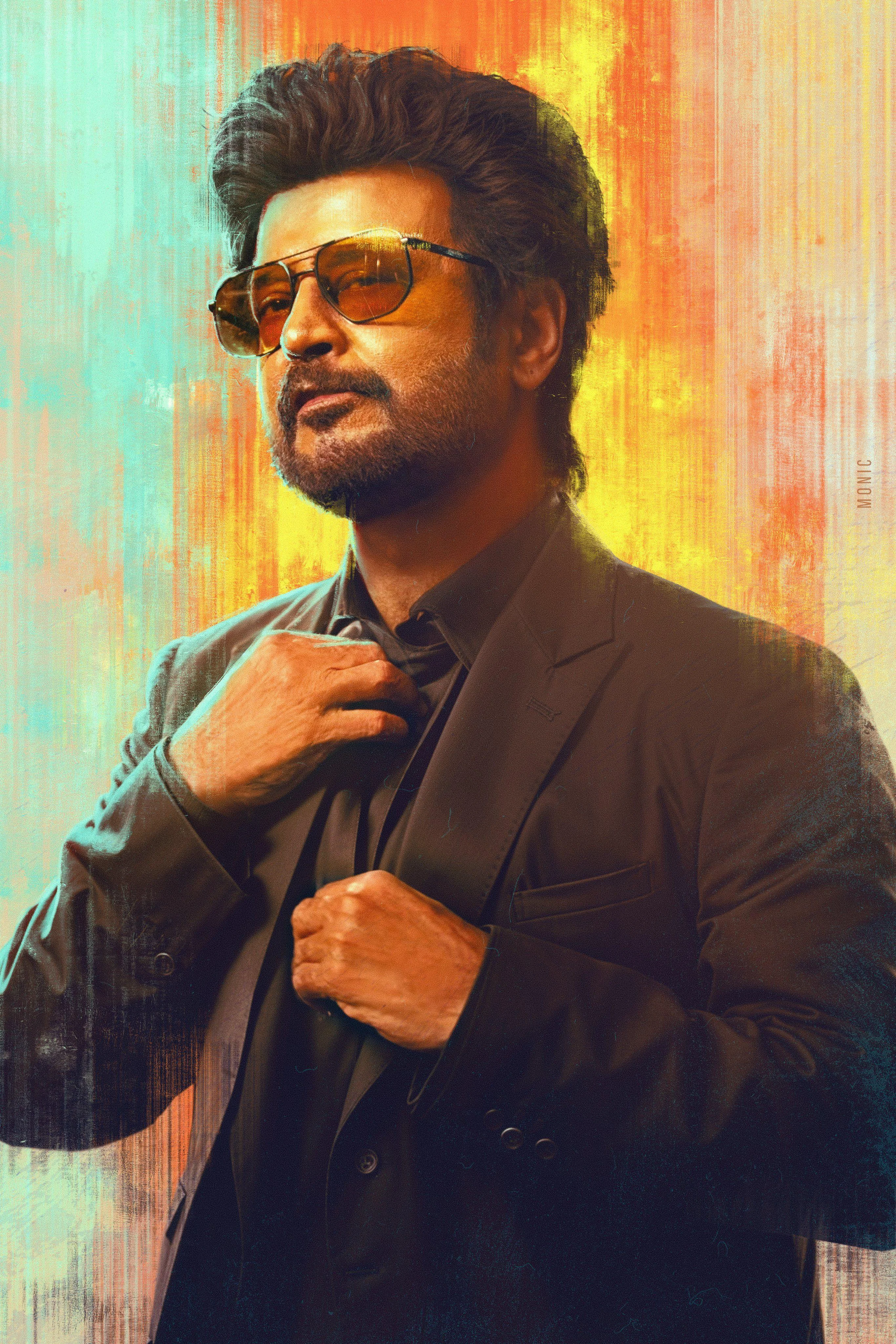 Rajinikanth Watercolor Images