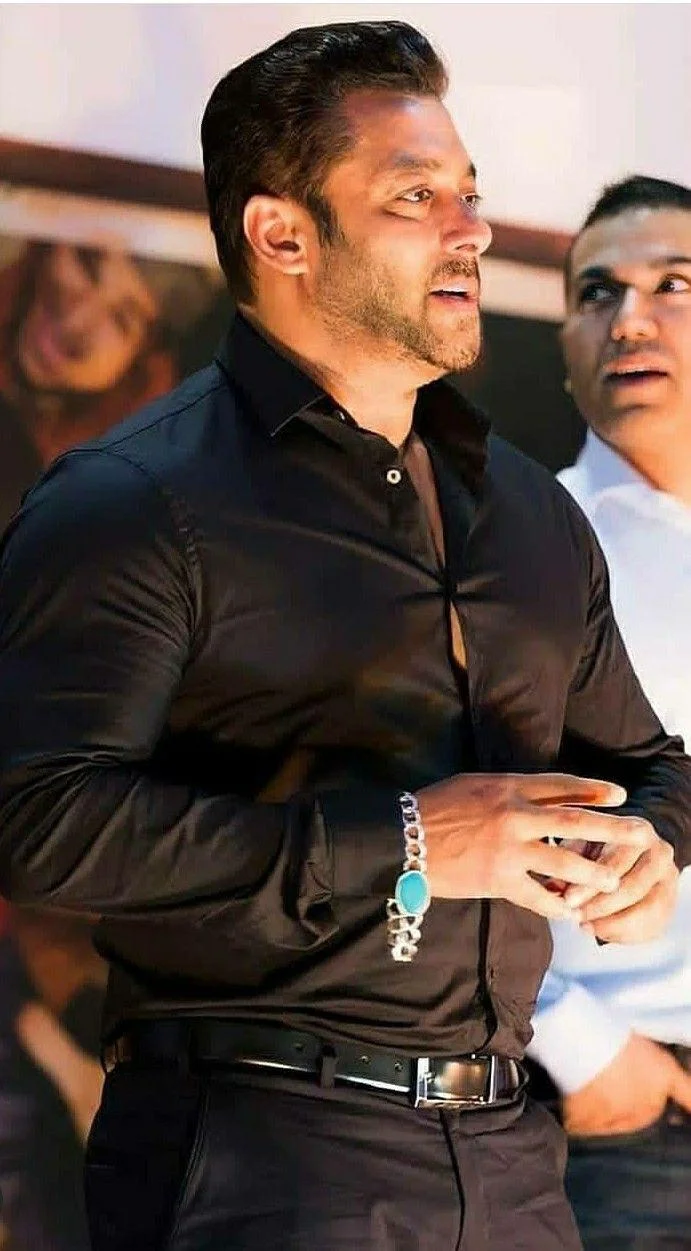Salman Khan In Black Dress HD
