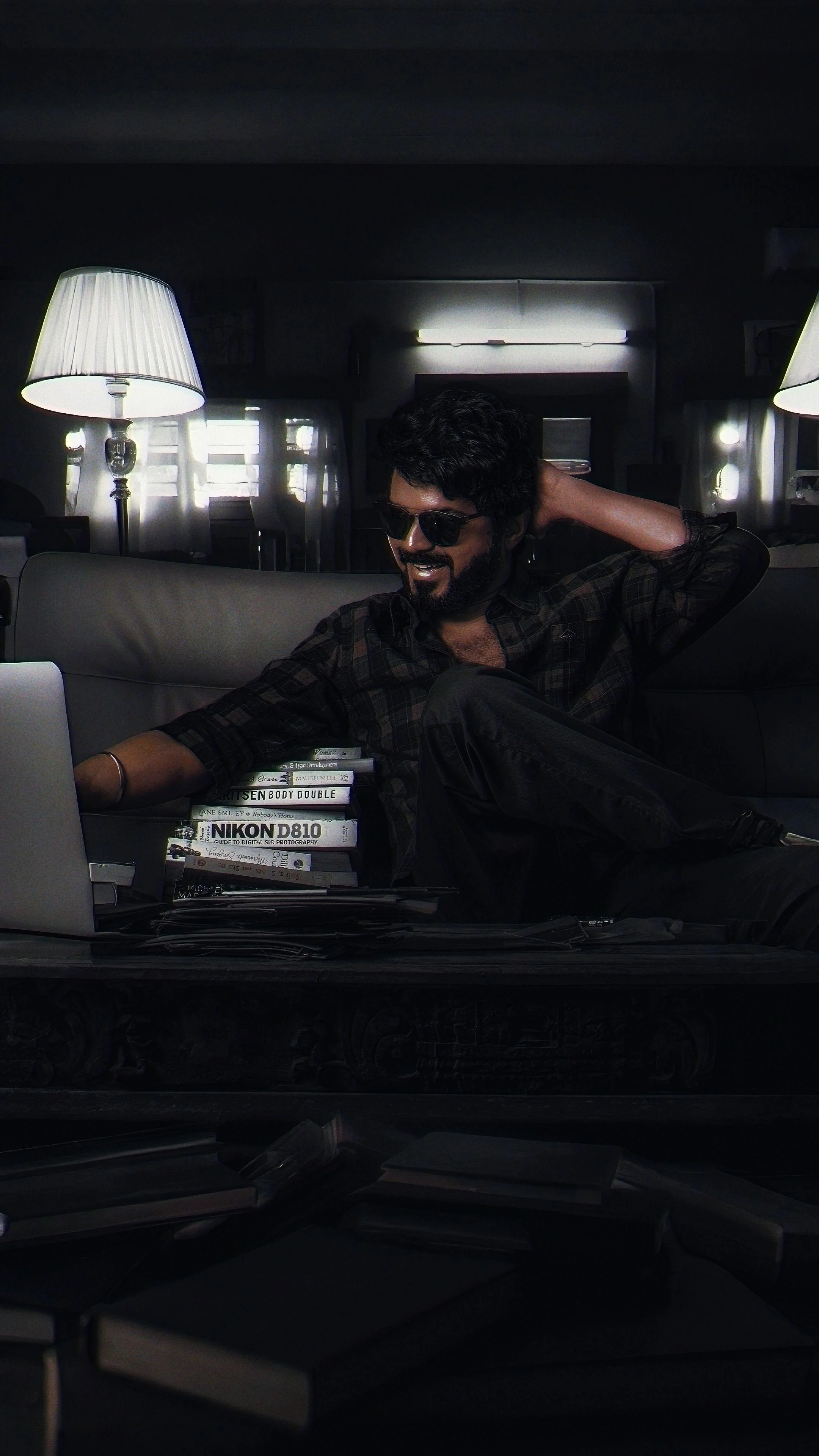 Thalapathy Master in Black Shirt