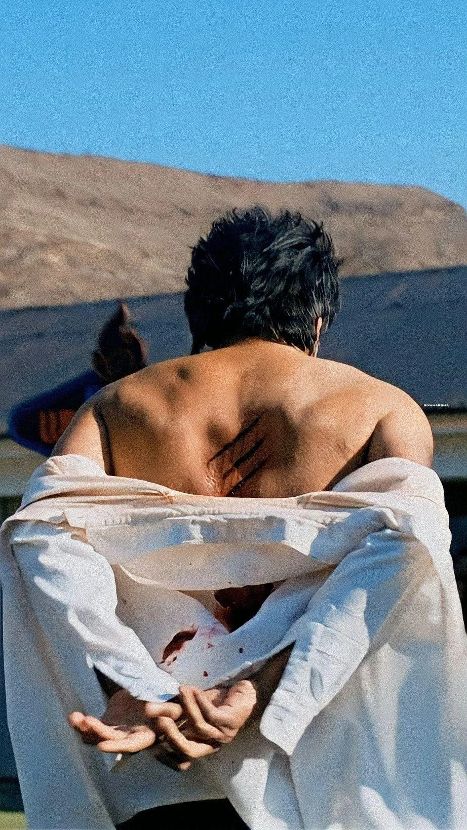 Vijay In Leo fight Image