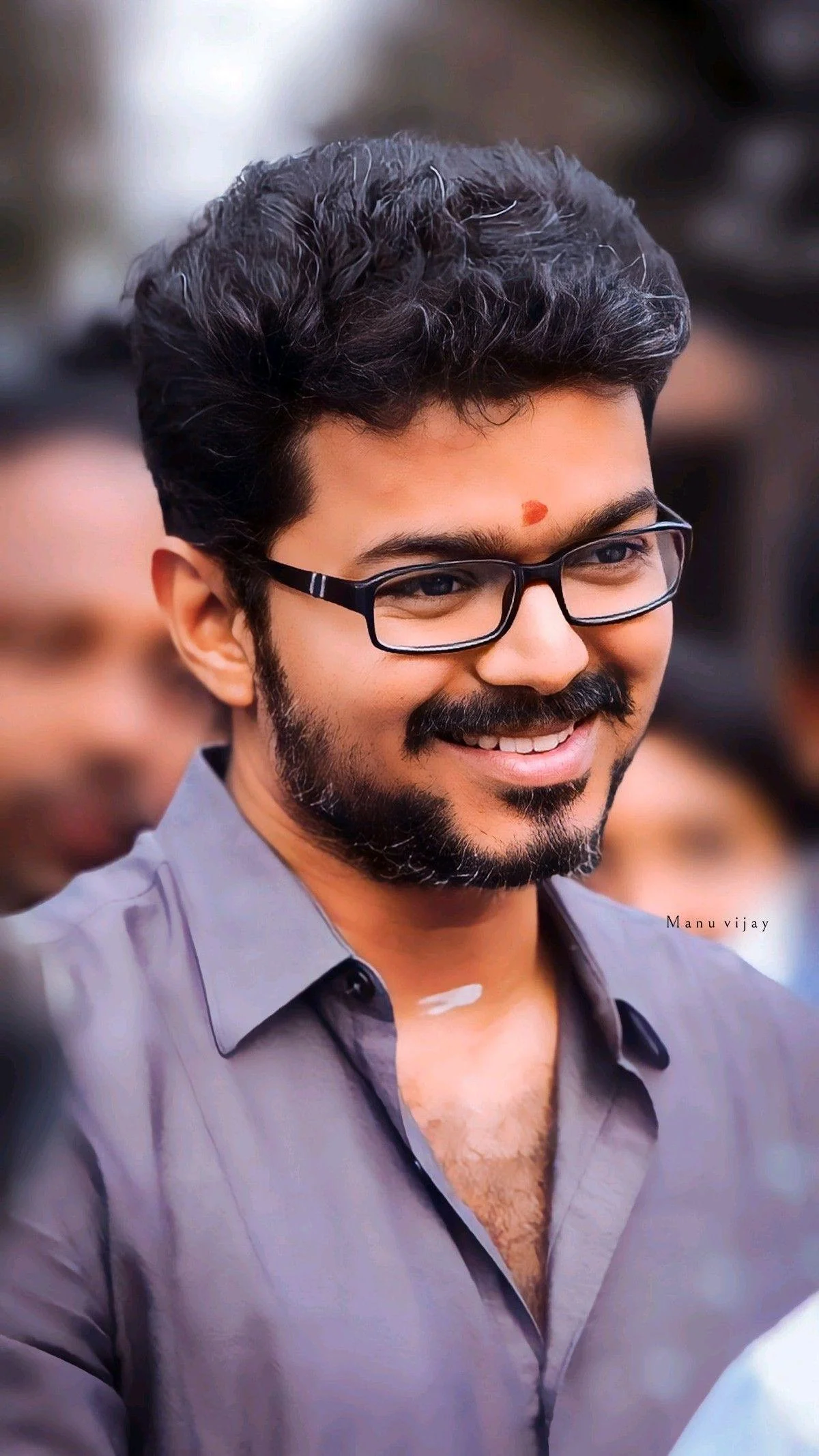 Vijay Smiling Portrait
