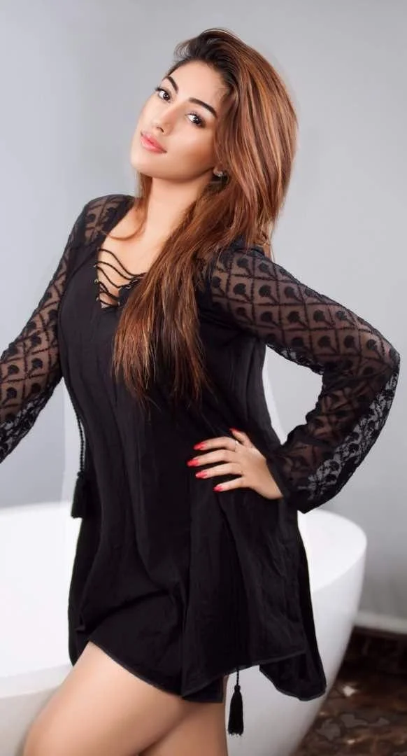 Anu Emmanuel Hot in Bold Black Lace Dress Hd Image