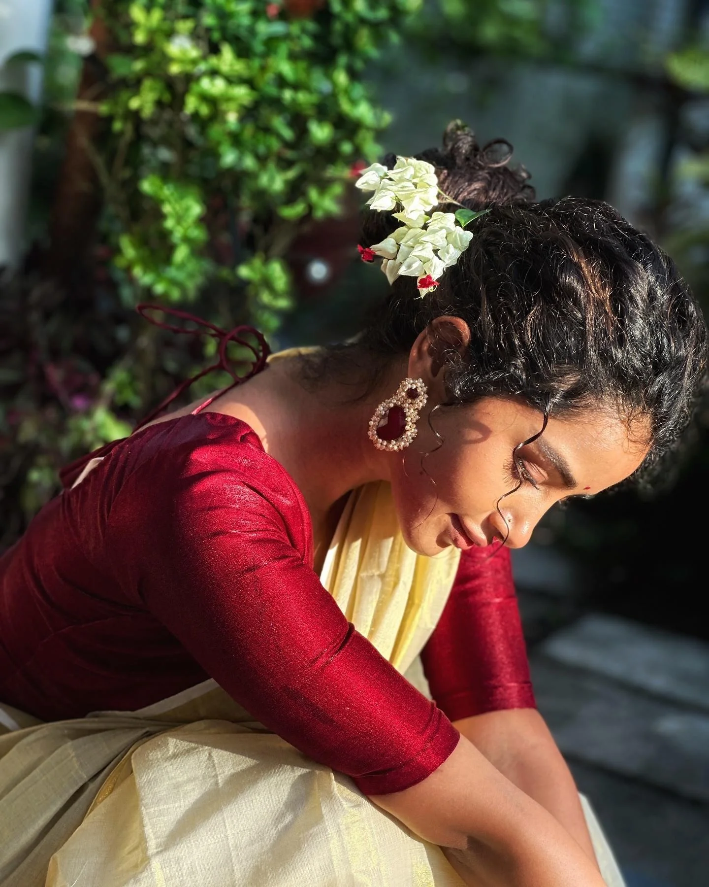 Anupama in Kerala Saree Traditional Look