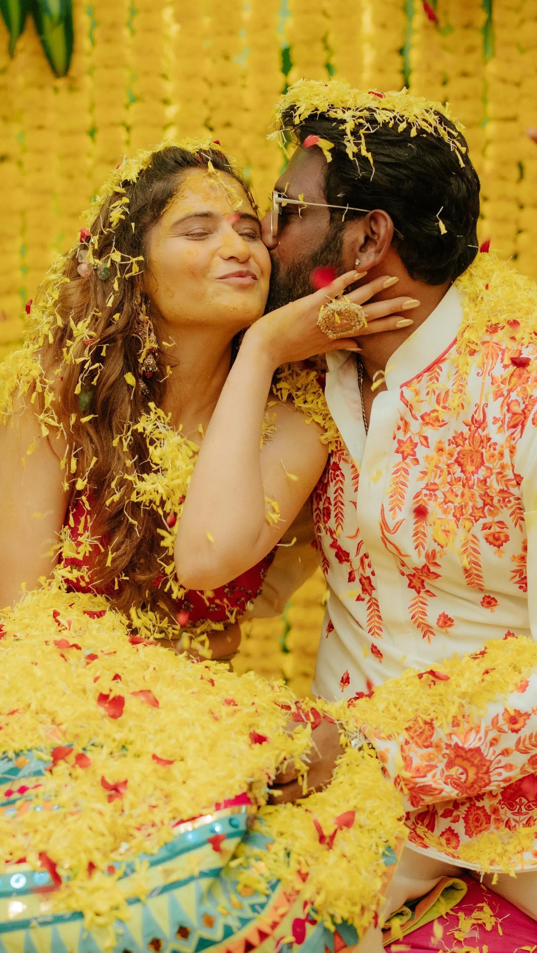 Arti Singh and partner share sweet moment during haldi event