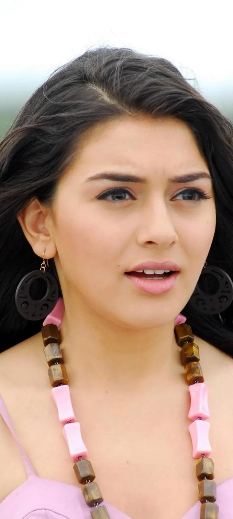 Hansika Motwani in Pastel Pink Hd Image