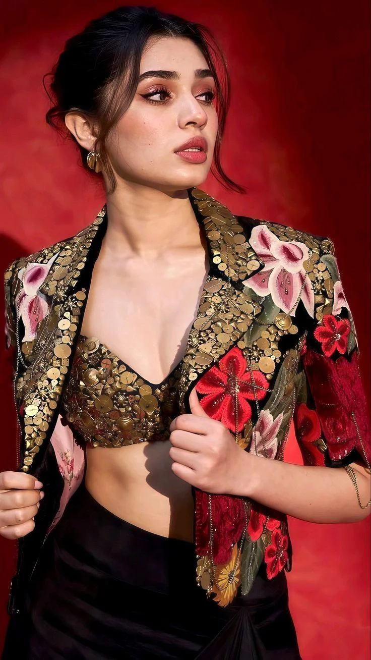 Actress Krithi Shetty Cute in Ethnic Wear