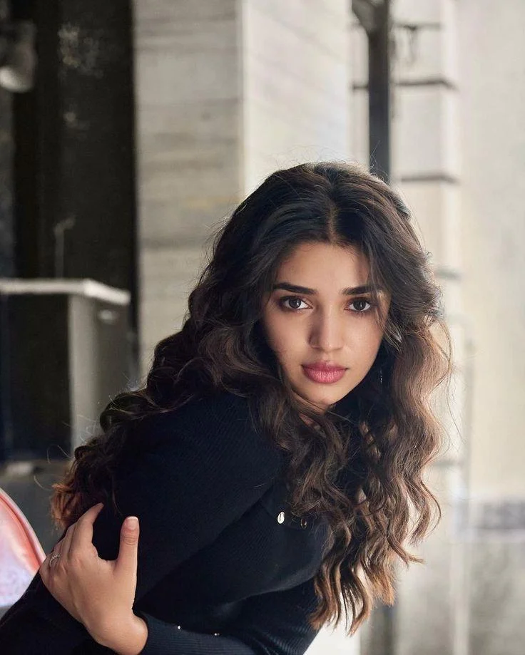 Krithi Shetty Cute in Black Hd Wallpaper