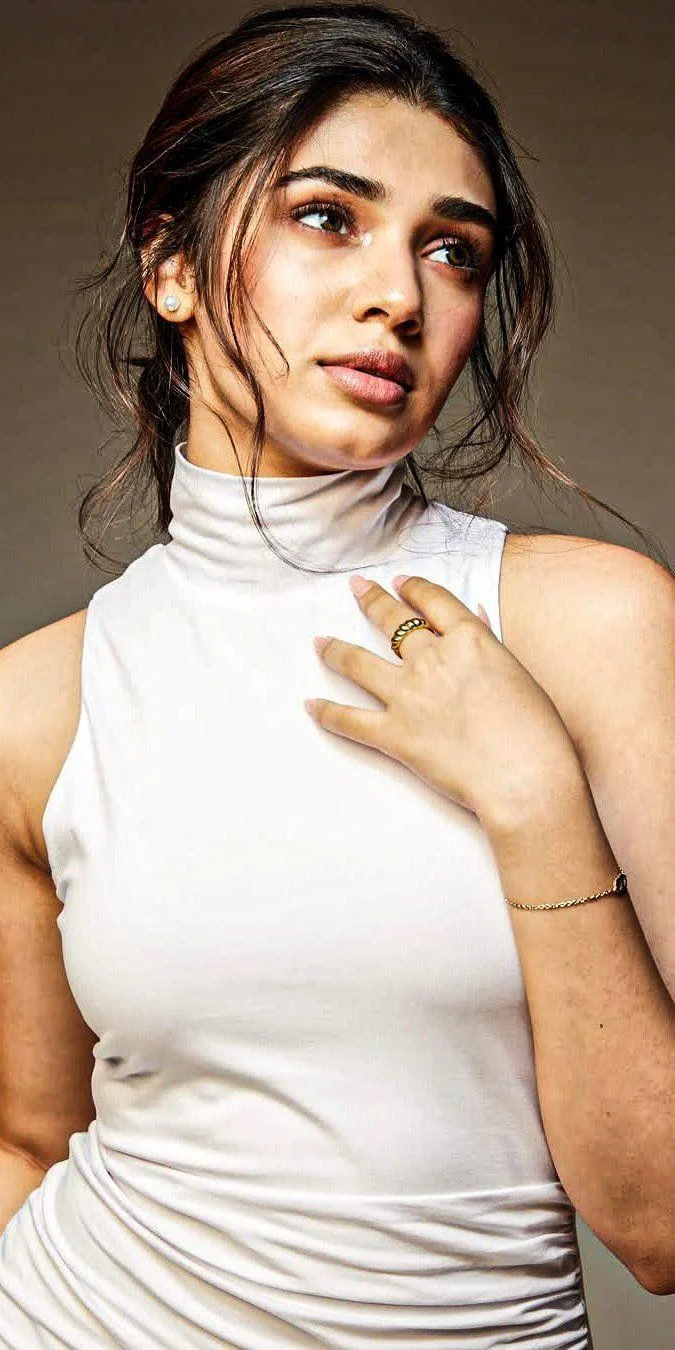 Krithi Shetty in White Dress
