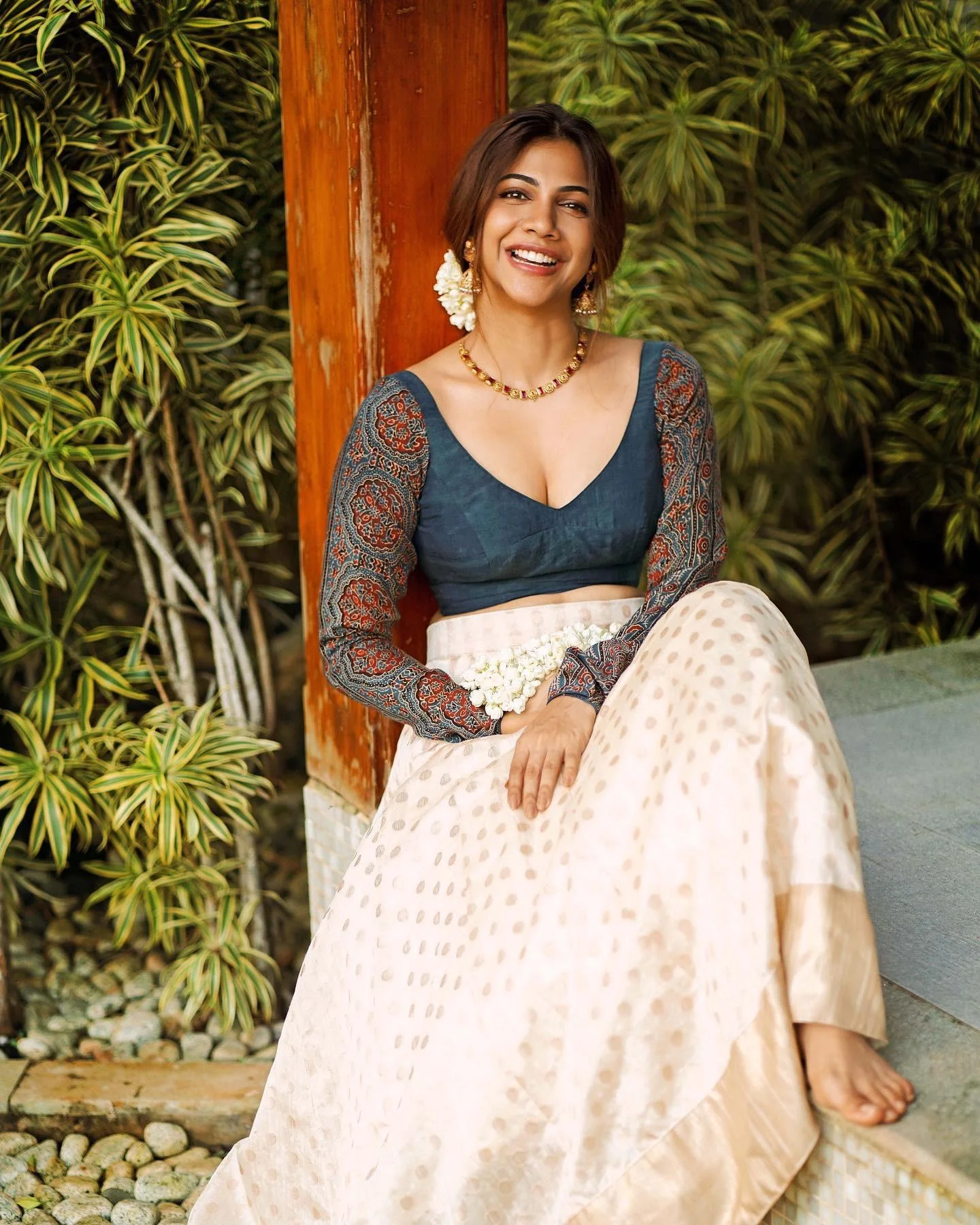 Actress Madonna Sebastian Traditional Look Image