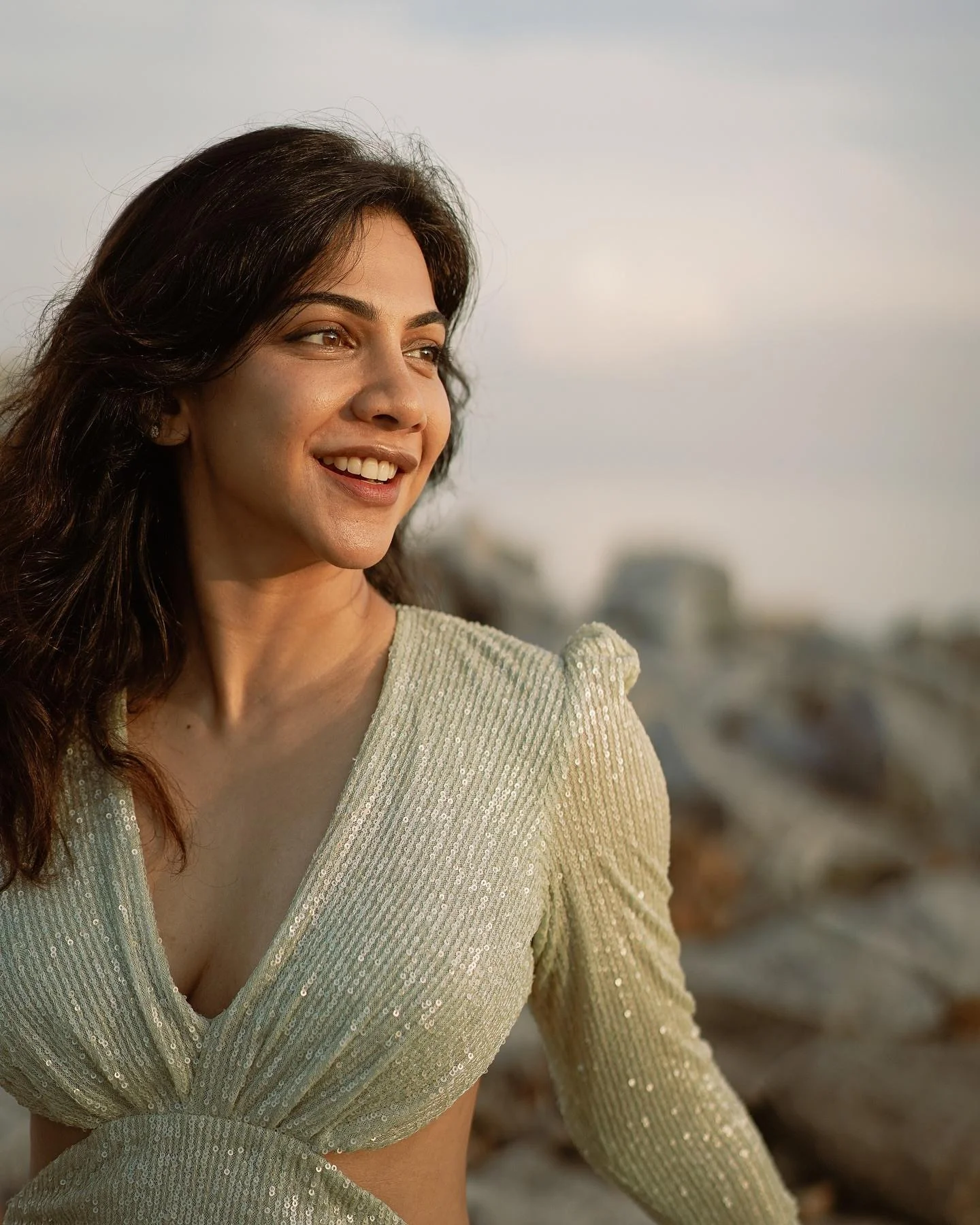 Madonna Sebastian Beach side Glam Pic