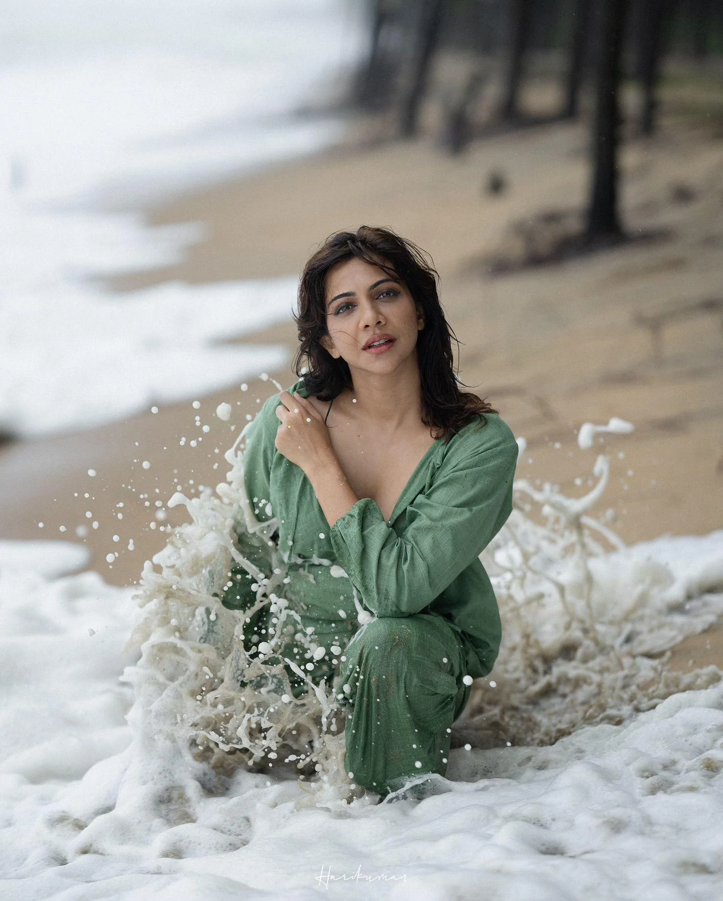 Madonna sebastian Hot Beach Photoshoot