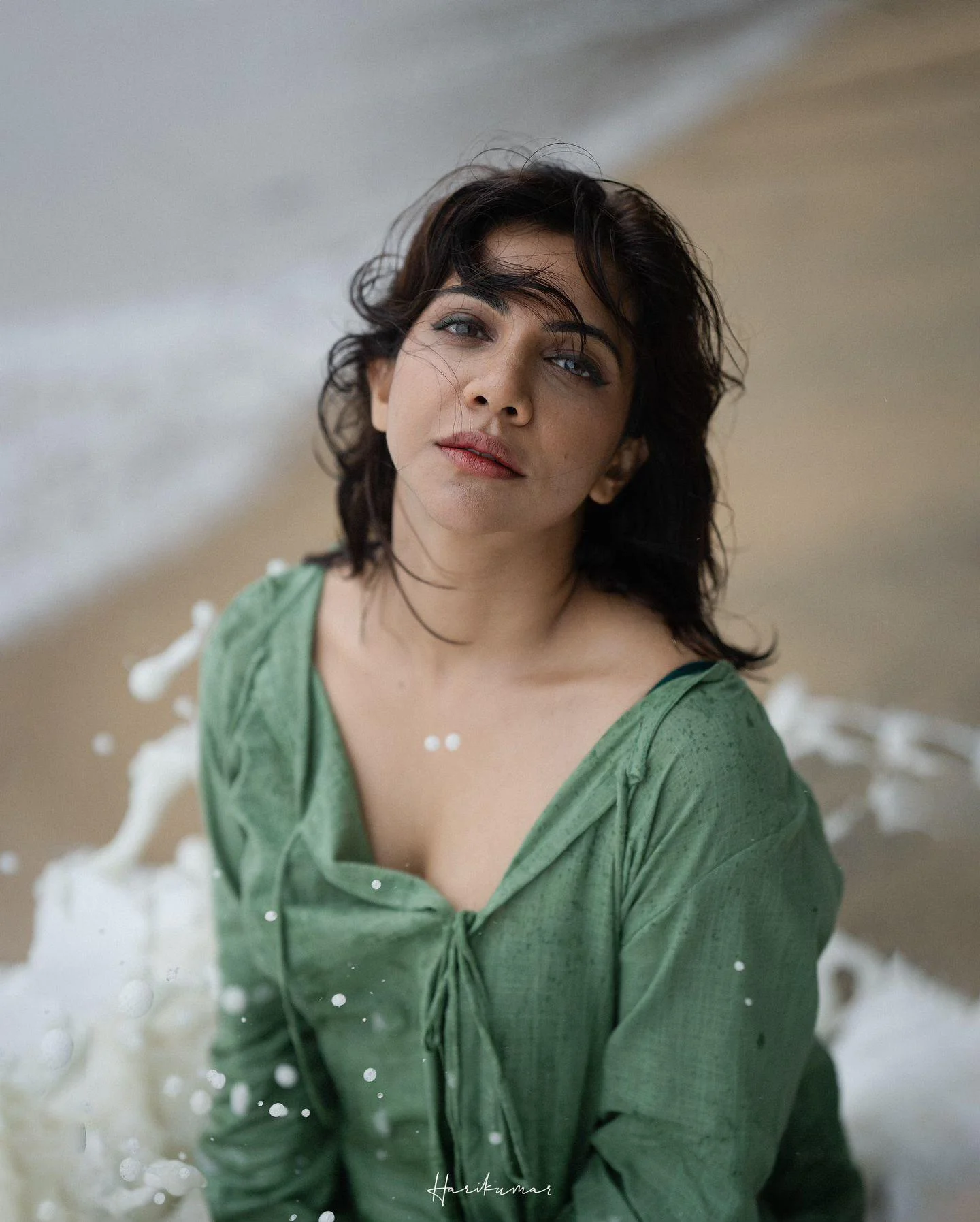Madonna sebastian Hot in Beach Hd Wallpaper