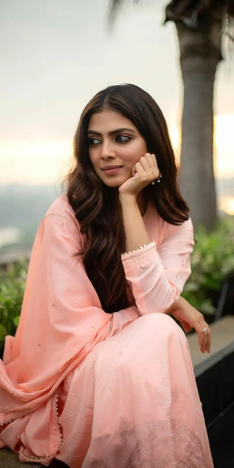 Attractive Malavika Mohanan Hot Stunning Traditional Look