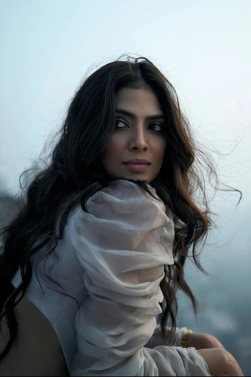 Attractive Malavika Mohanan Stunning Casual White Outfit
