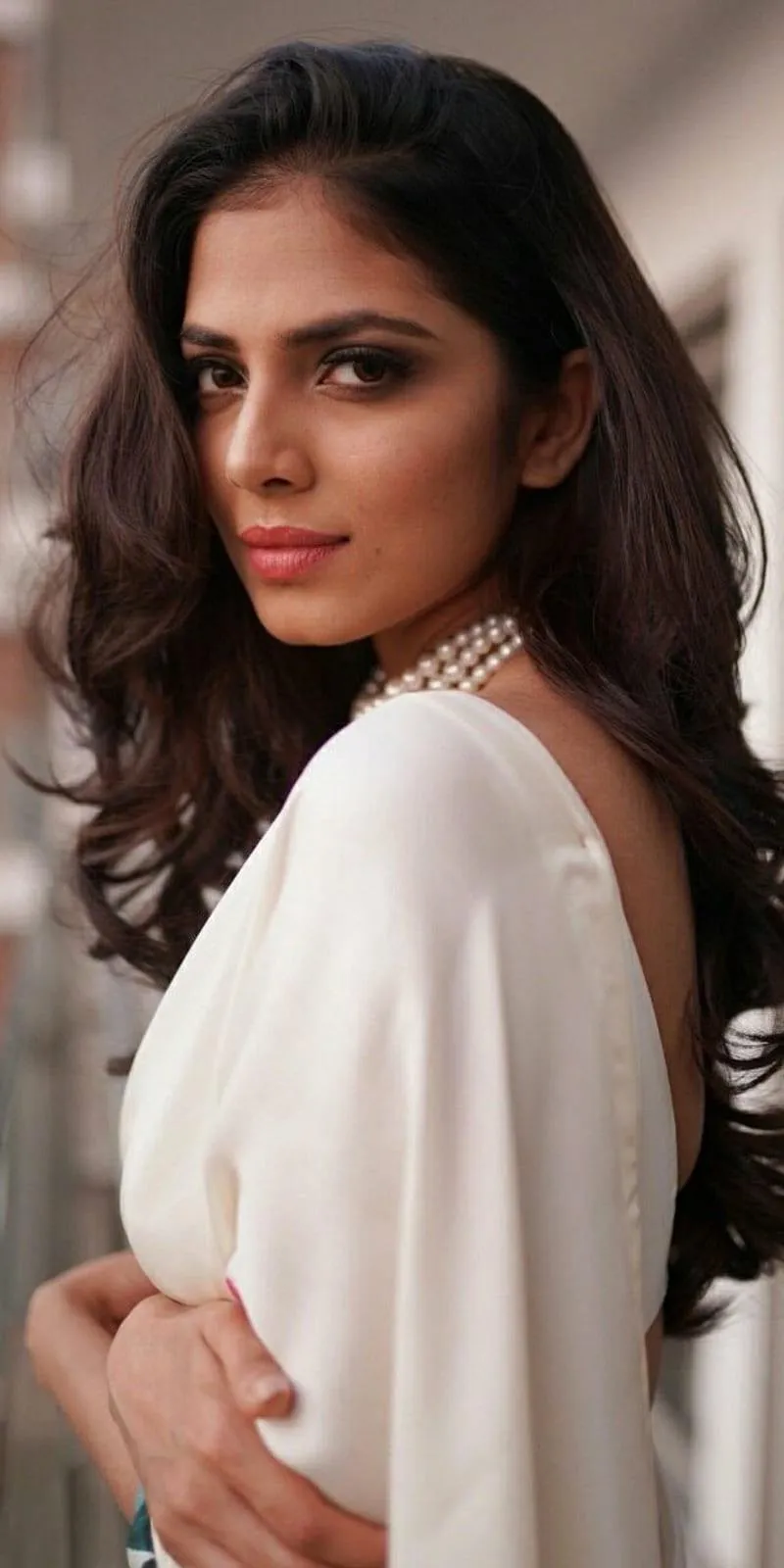 Beautiful Malavika Mohanan Elegant Soft Light Portrait Look