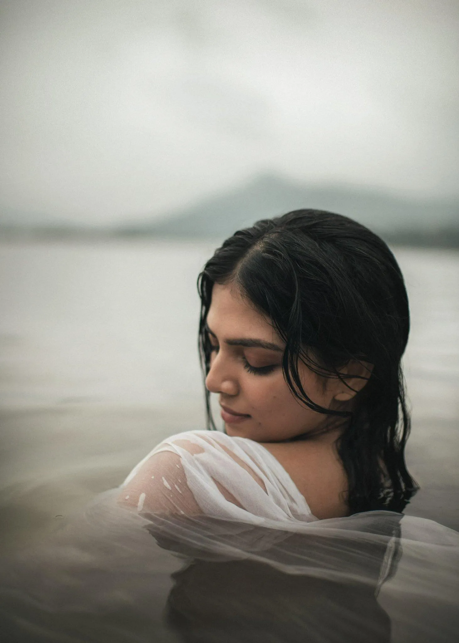 Charming Malavika Mohanan with Natural Look Indoors Image