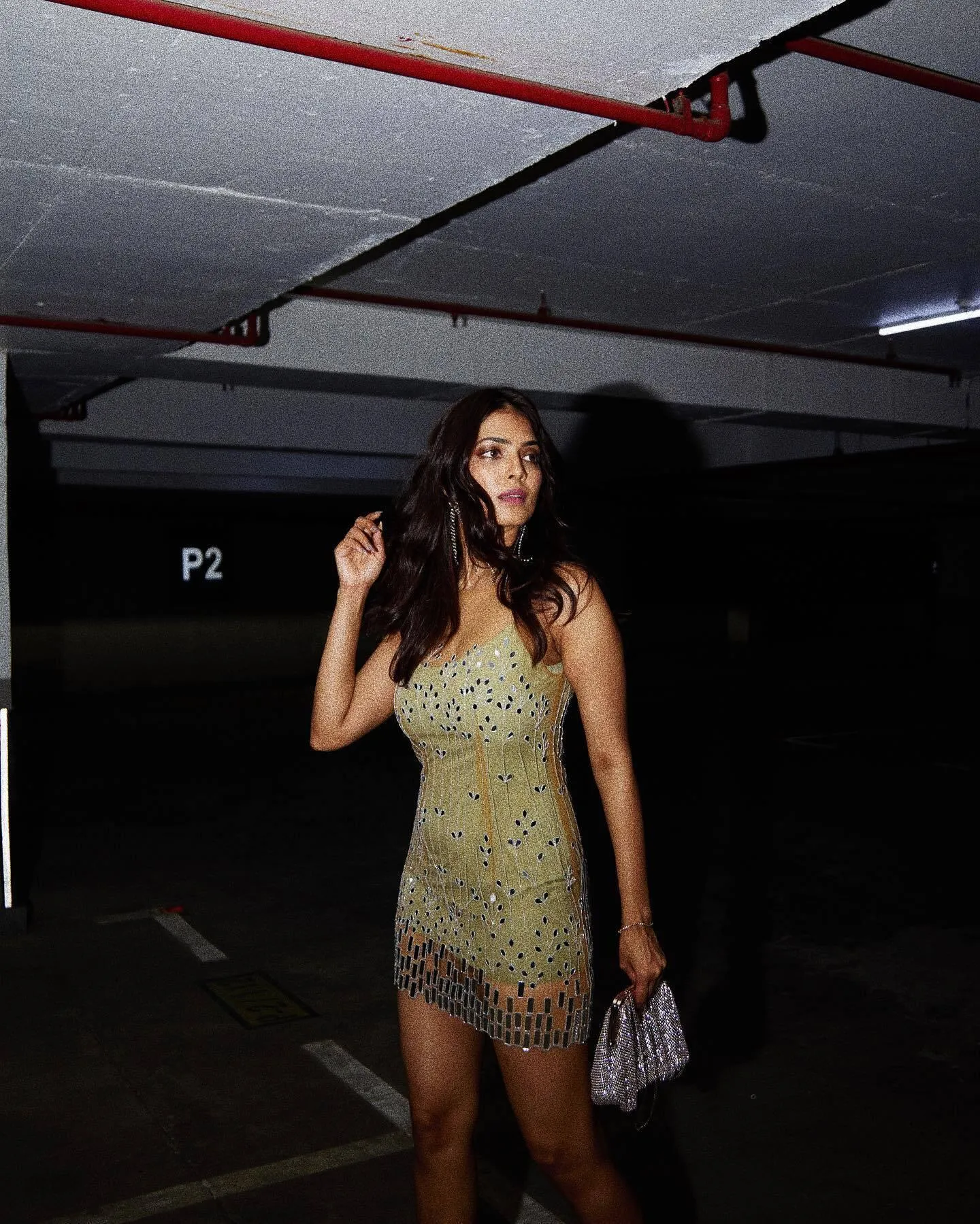 Gorgeous Malavika Mohanan in a Beautiful Outdoor Dress Image
