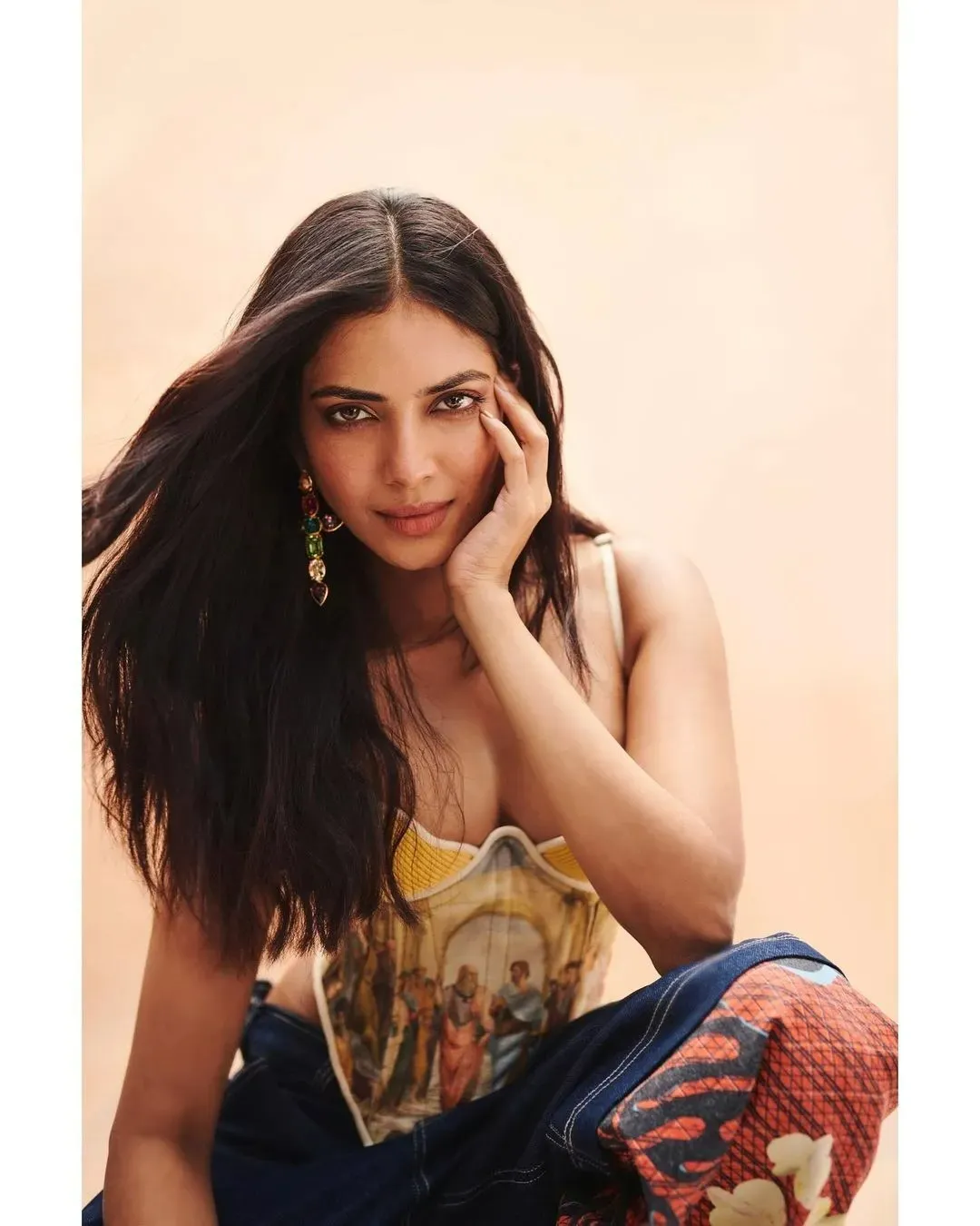 Gorgeous Malavika Mohanan Smiling in Casual Yellow Outfit