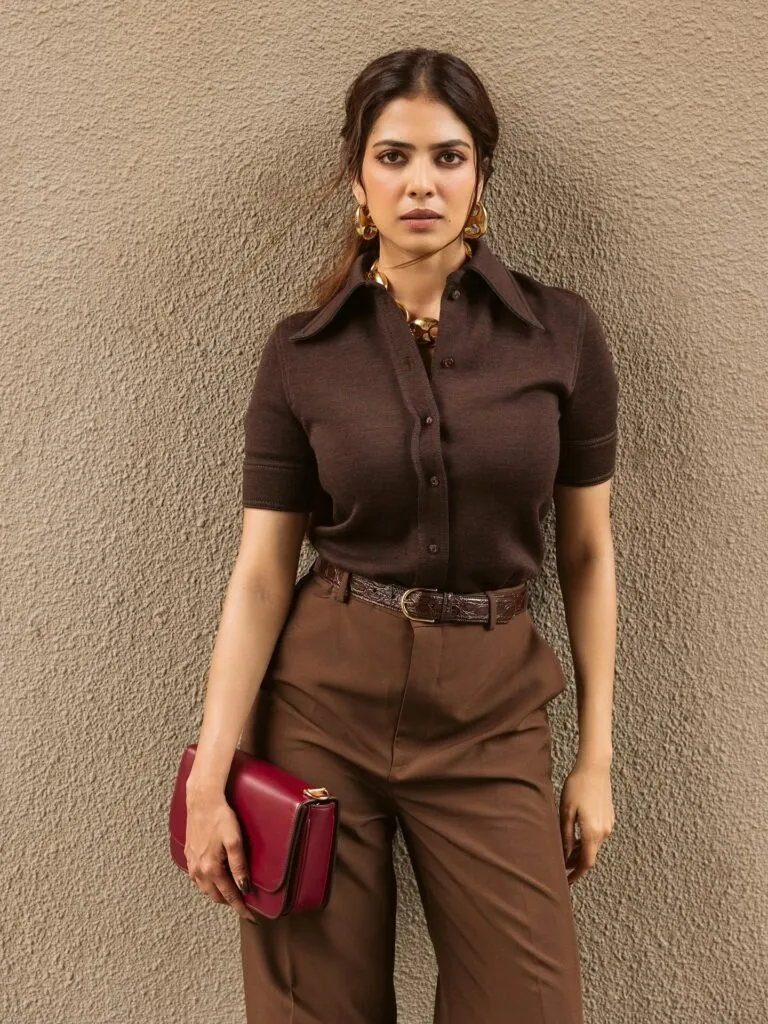 Gorgeous Malavika Mohanan Stuns in Brown Stylish Look Image