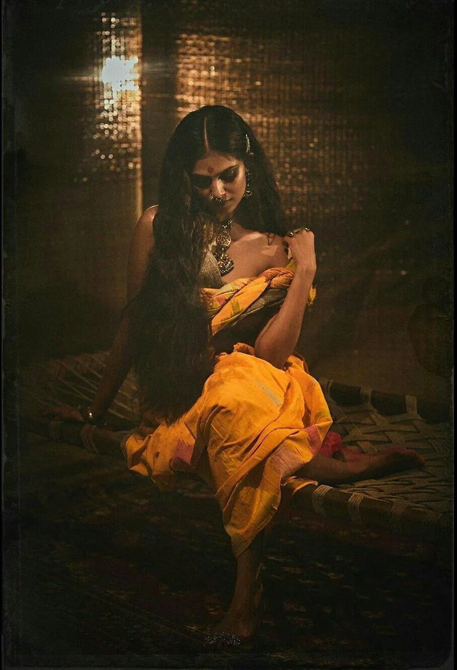 Handsome Malavika Mohanan Attractive Stunning Yellow Dress