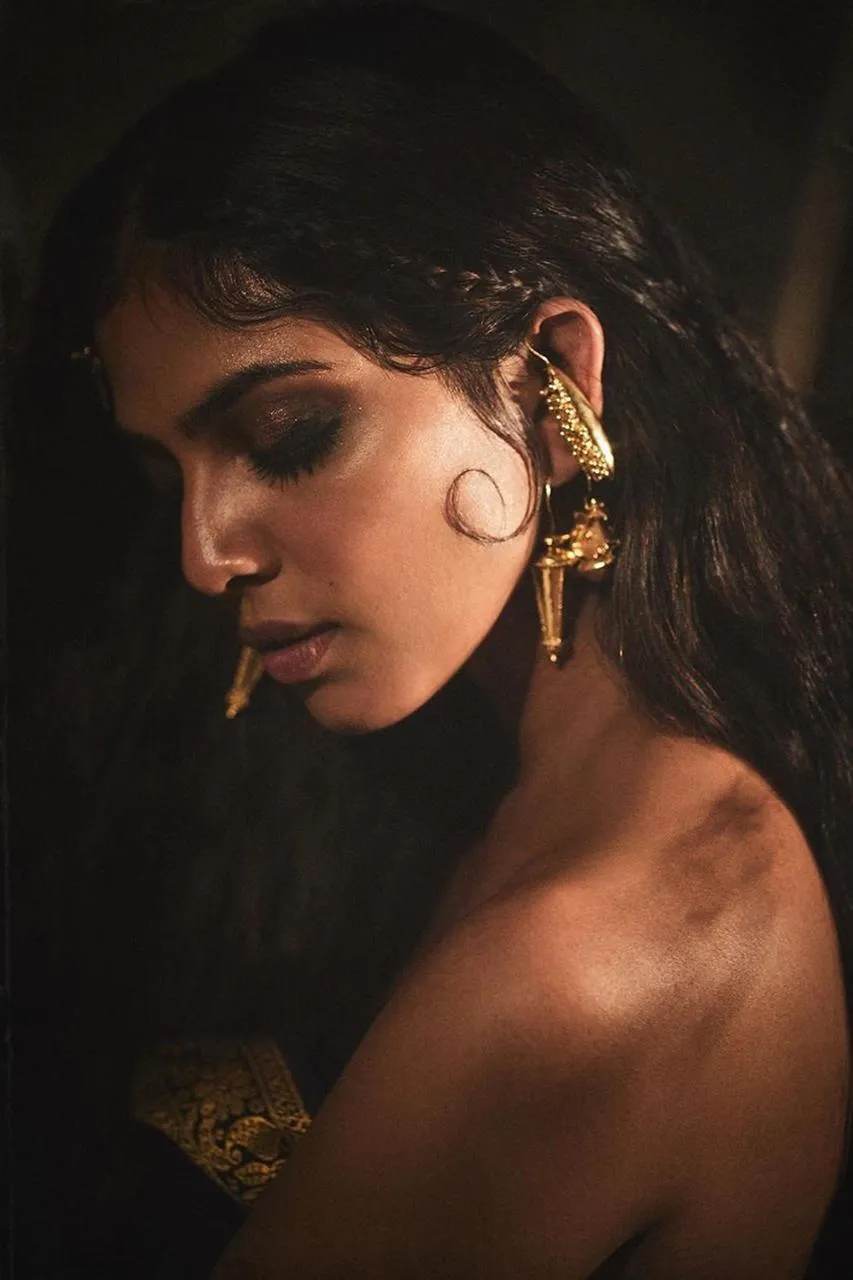 Hot Malavika Mohanan Intense Portrait Photography Look Image