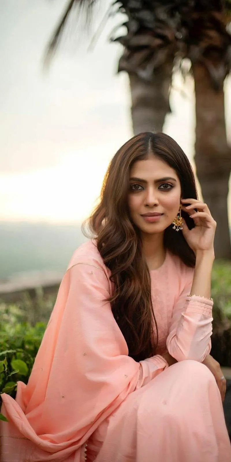 Malavika Mohanan Charming in Pink Attire with Modern Style