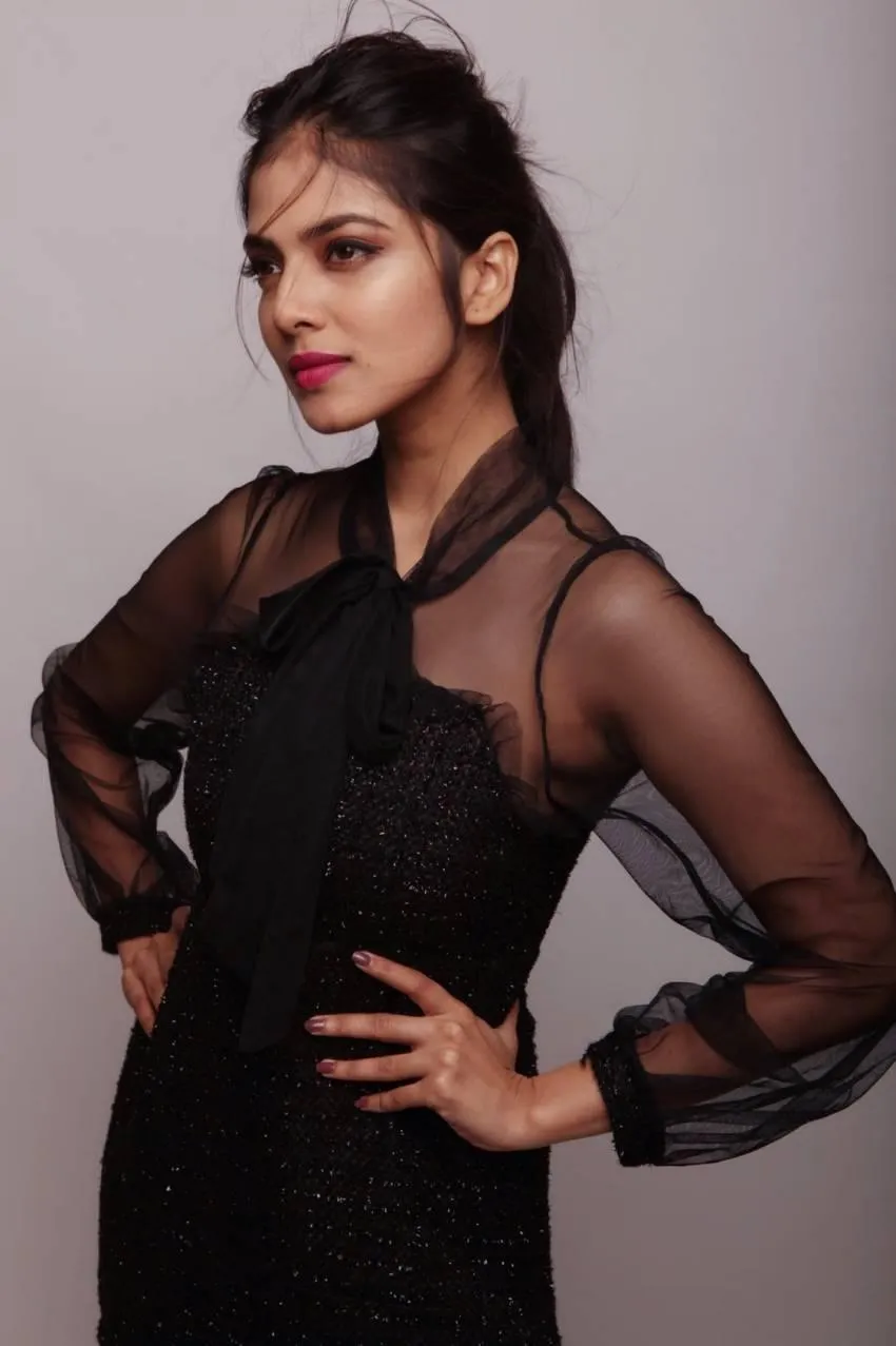 Malavika Mohanan Stylish in Black Attire with Modern Look