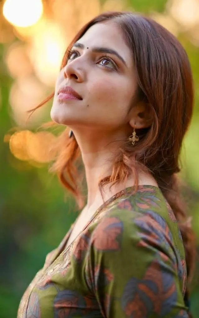 Sensual Malavika Mohanan in Saree with Natural Lighting