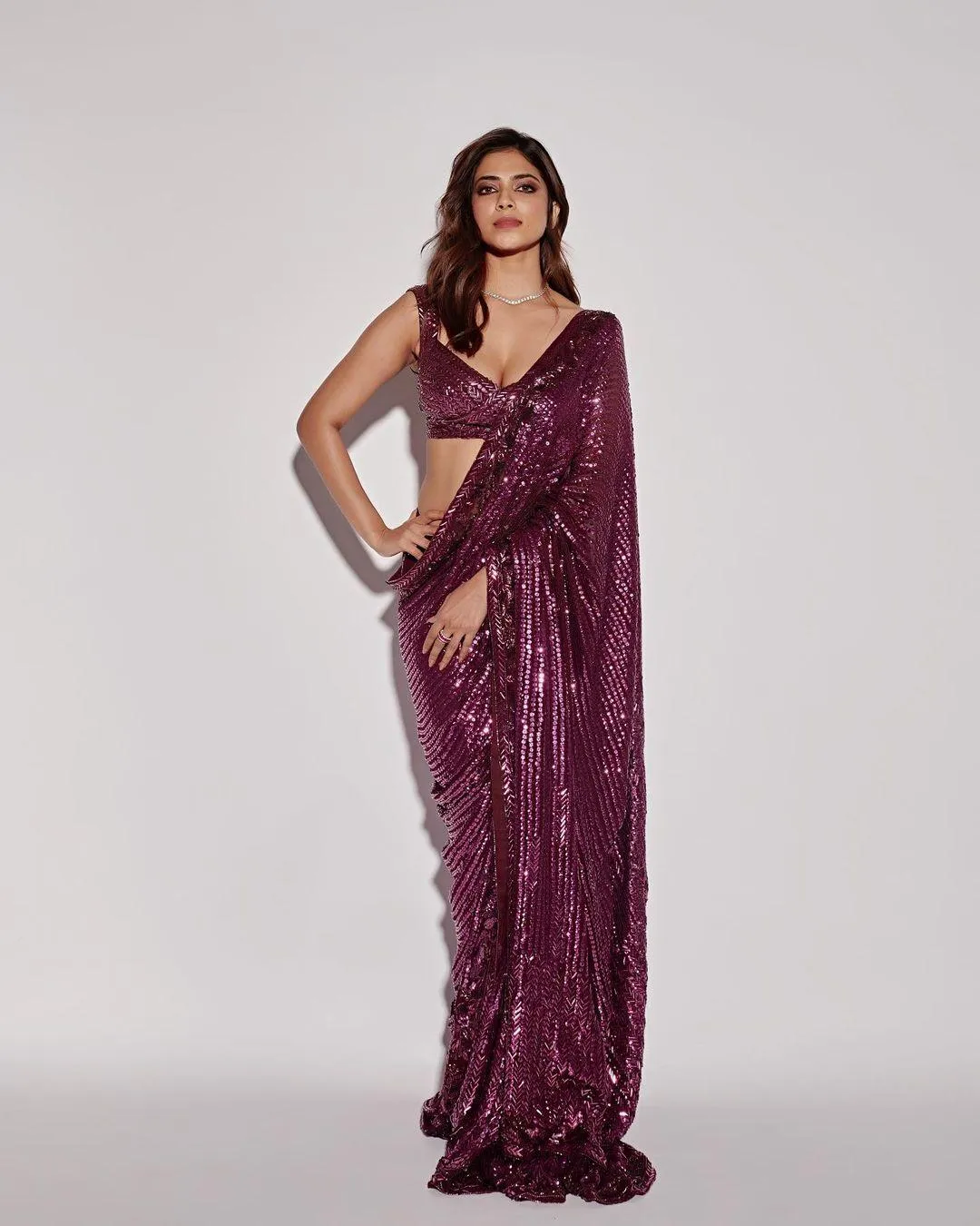 Stunning Malavika Mohanan Beautiful Attractive Elegant Gown